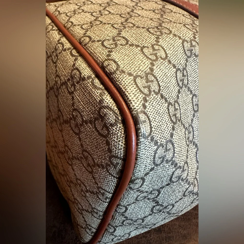 Gucci GG Coated Canvas Boston Bag - Picture 9 of 17